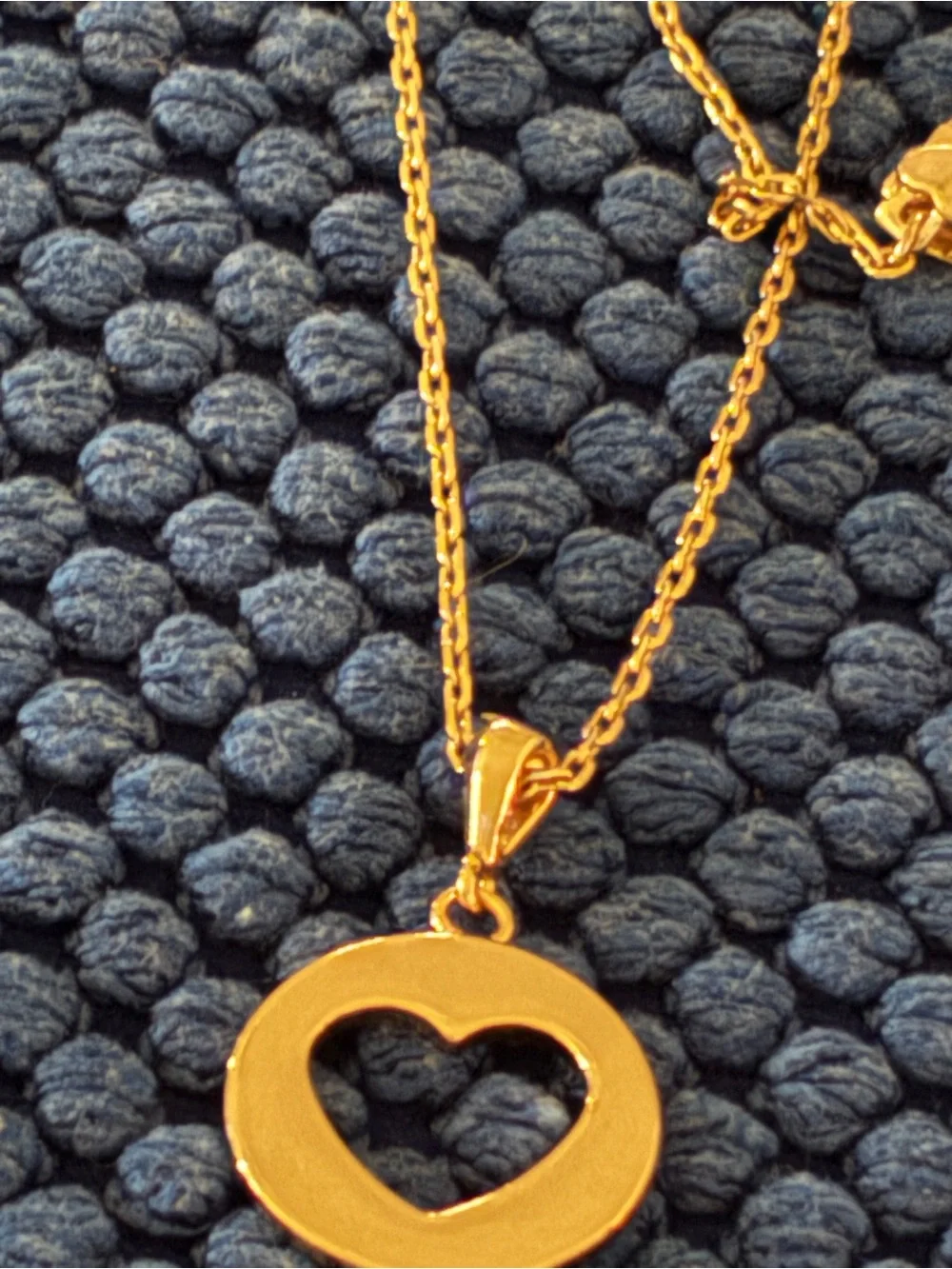 Kate Spade Gold Heart Cutout Pendant Necklace